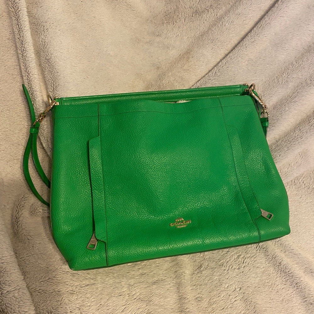Green Coach Purse